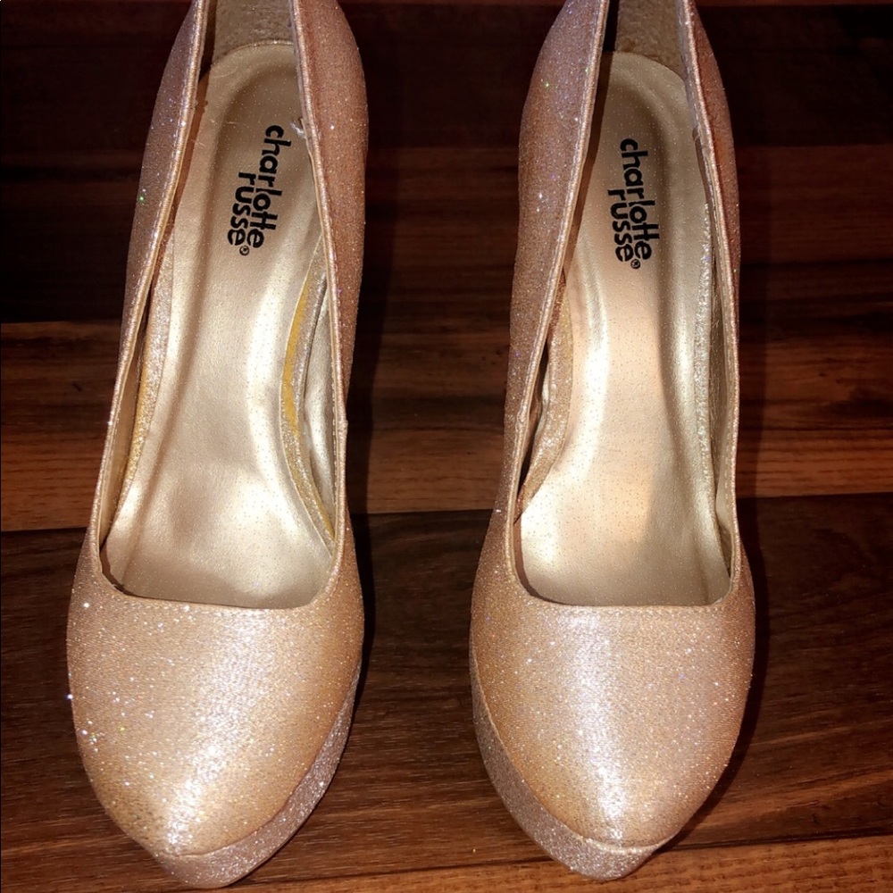 Cream heels